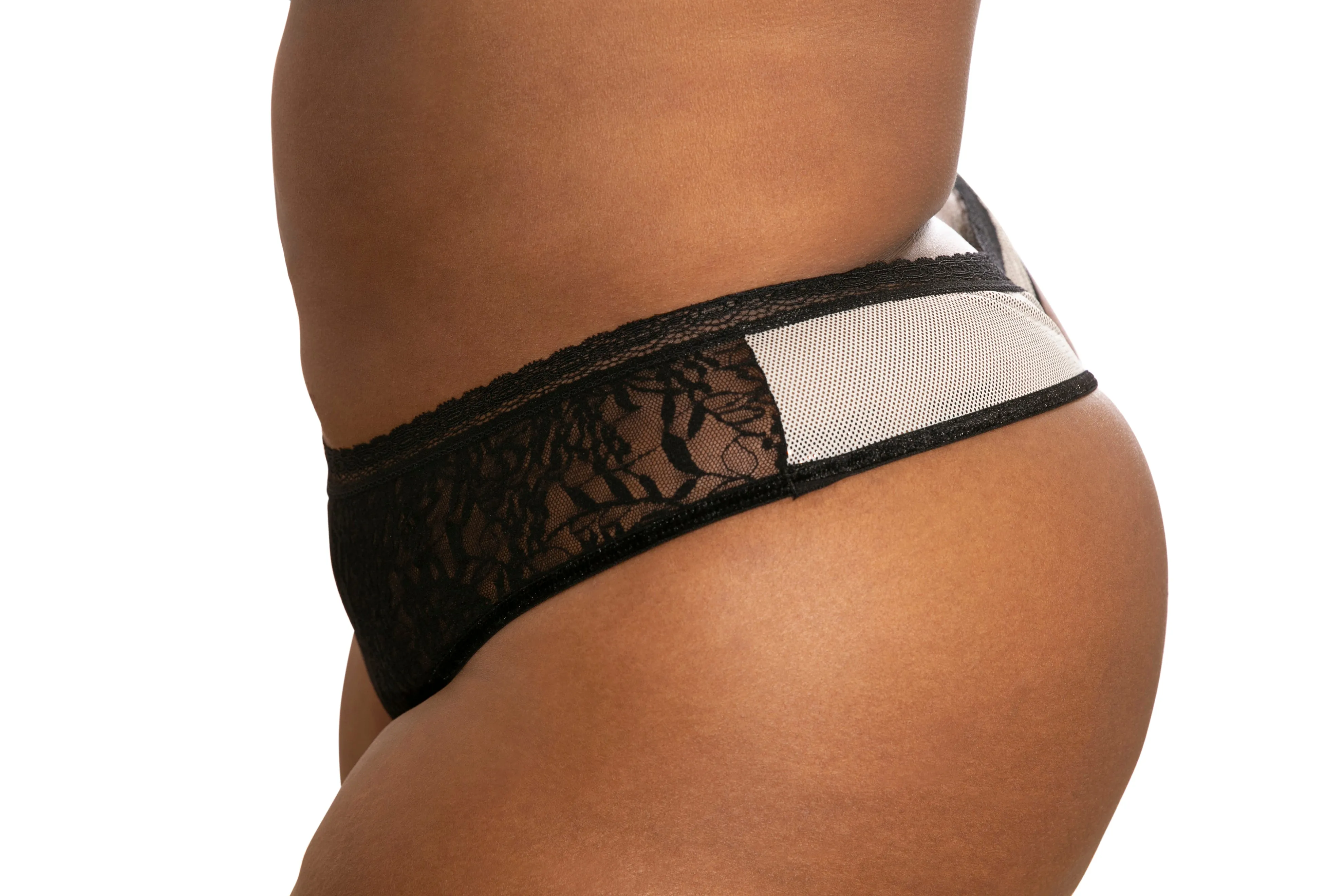 Lace Trimmed Thong Panty