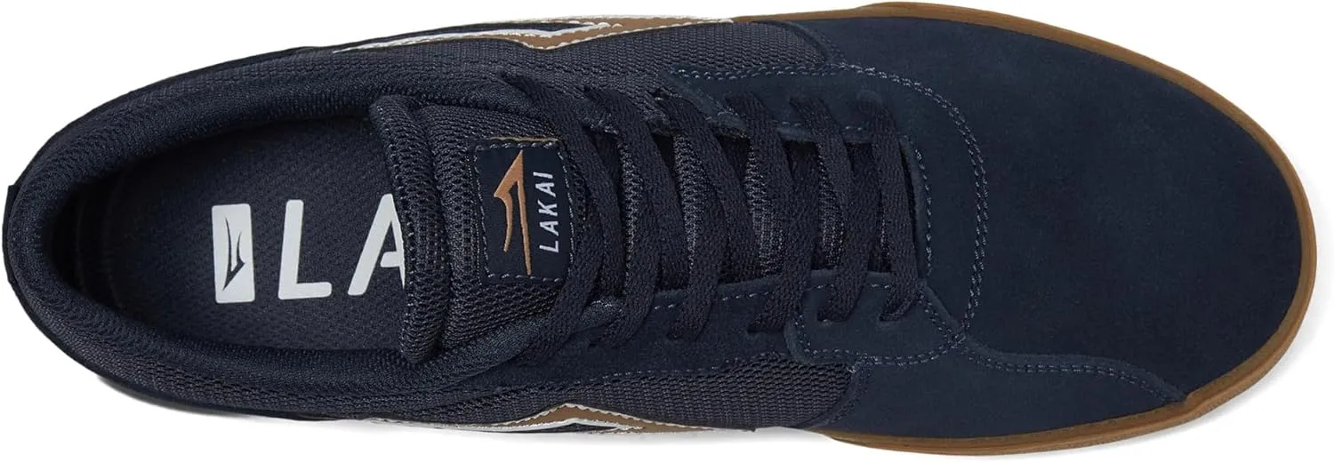 Lakai Cardiff Shoes - Navy/Gum Suede