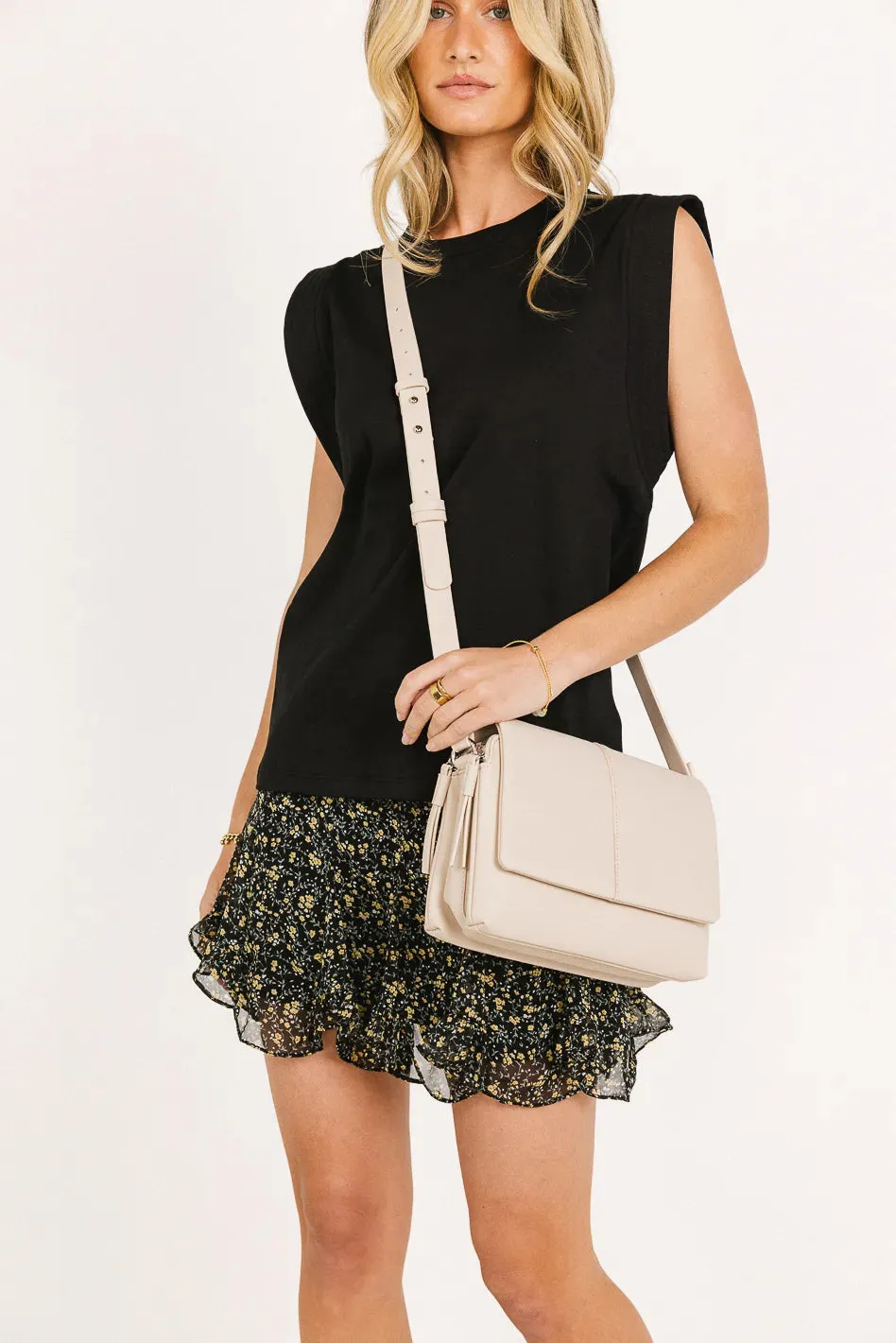 Larkin Crossbody Bag in Ivory