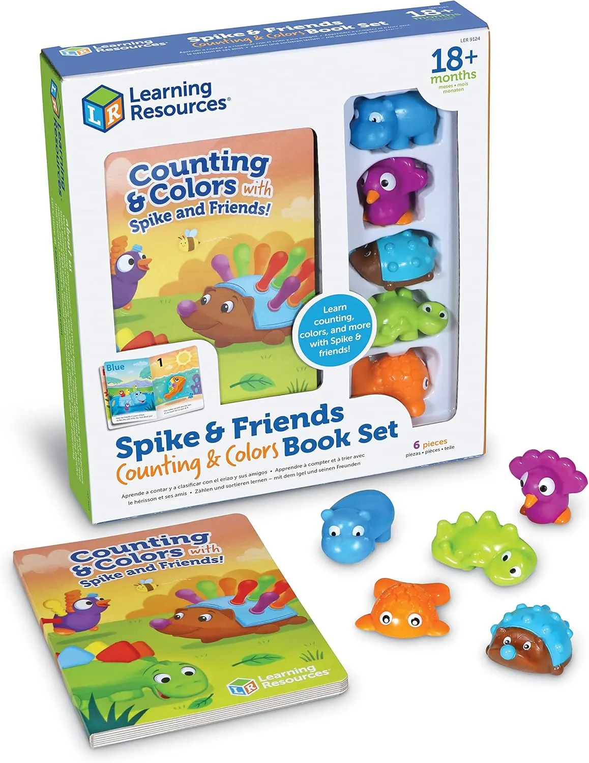 Learning Resources Spike and Friends Counting & Colors Book Set