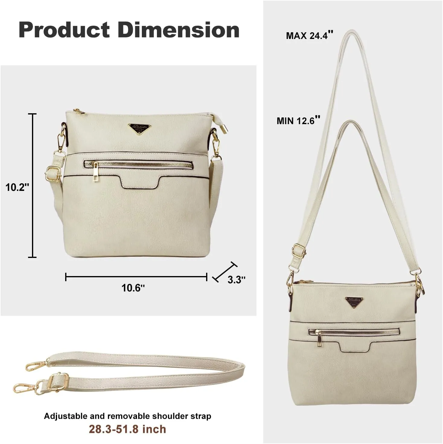 Leather Crossbody Bags for Women Medium Size, Trendy Soft Cross Body Bag for Woman 2024, Women's Crossbody Purses Travel