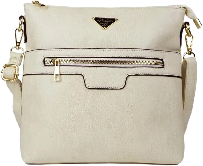 Leather Crossbody Bags for Women Medium Size, Trendy Soft Cross Body Bag for Woman 2024, Women's Crossbody Purses Travel
