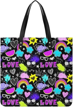 Leather Purse For Women Ladies Tote Shoulder Handbag