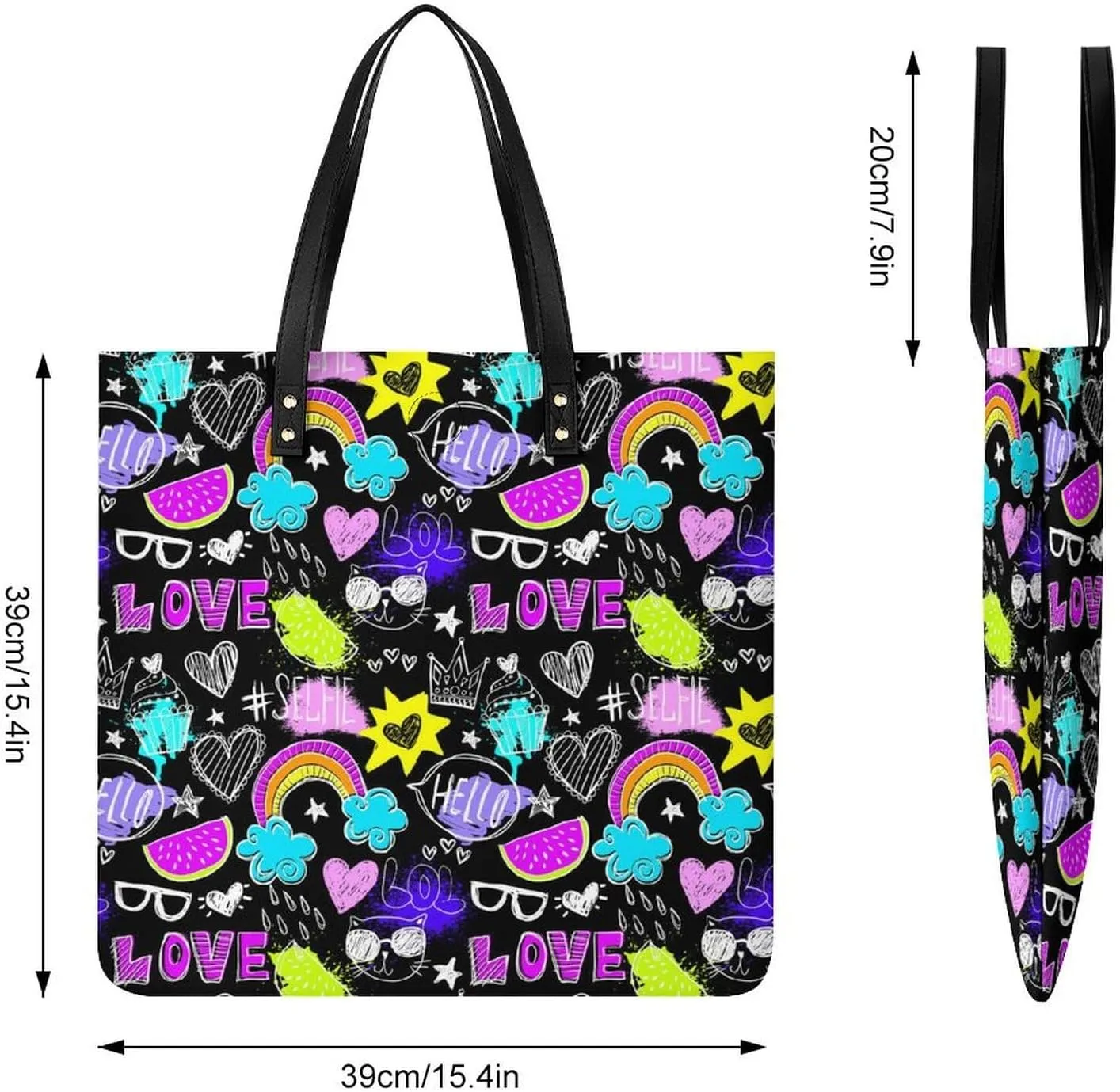 Leather Purse For Women Ladies Tote Shoulder Handbag
