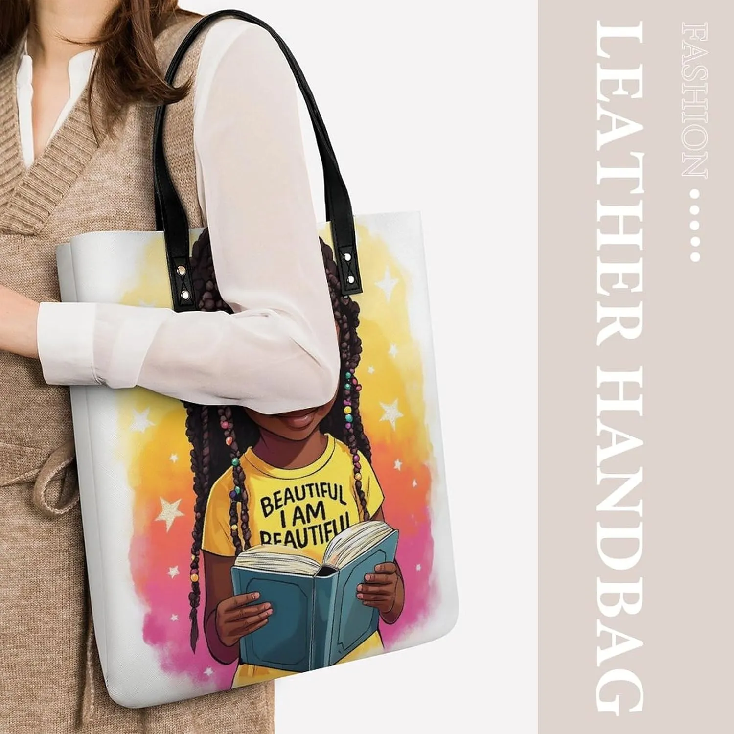 Leather Purse For Women Ladies Tote Shoulder Handbag
