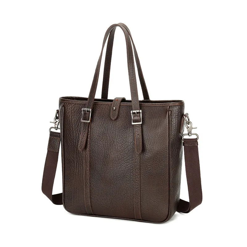 Leather Tote Bag for Men - Spacious & Functional Design