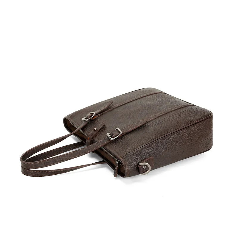 Leather Tote Bag for Men - Spacious & Functional Design