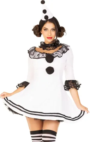 Leg Avenue womens Adult Sized Costumes, White/Black, Medium Large US