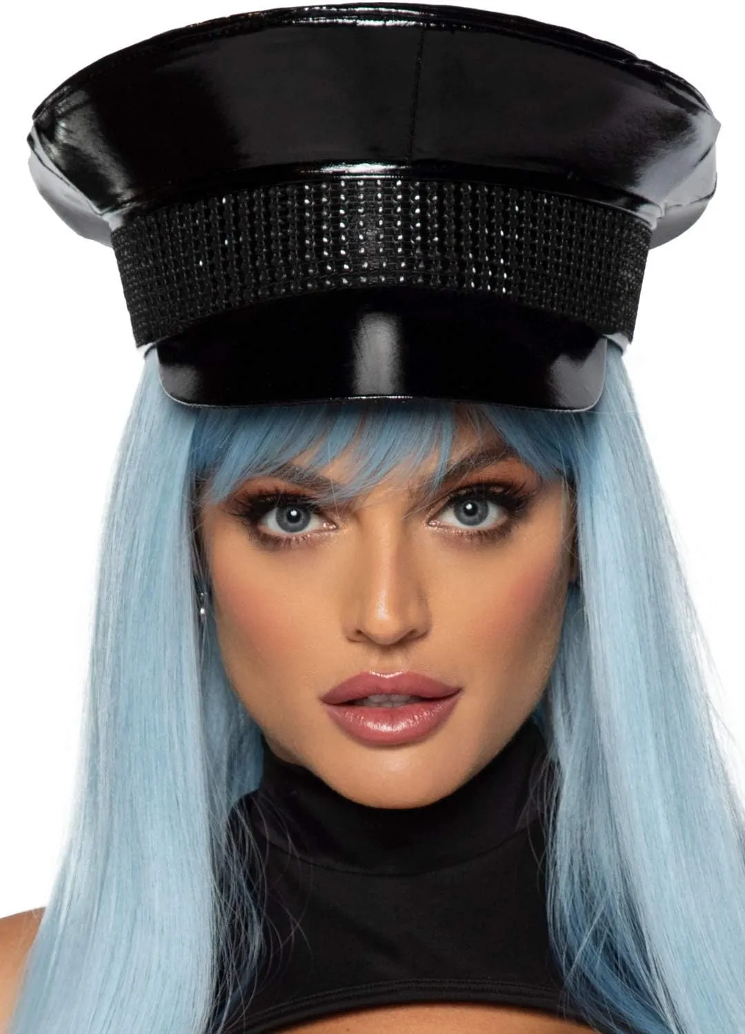 Leg Avenue womens Rhinestone Trimmed Military Hat