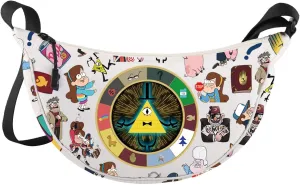 LEVLO Pines Crossbody Bag Mabel & Dipper Fans Gift Waddles Pig Shoulder Bag Town Movie Merchandise