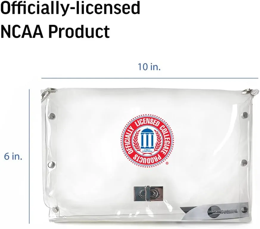 Littlearth NCAA Clear Envelope Handbag with Strap