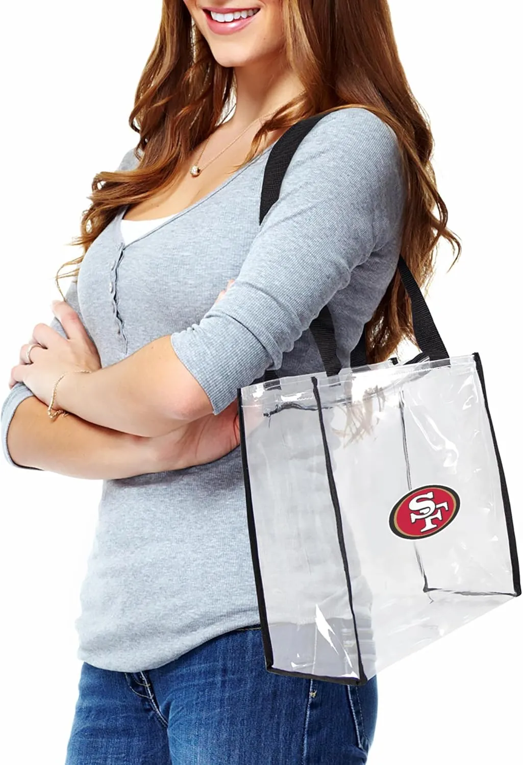 Littlearth NFL Clear Square Stadium Tote