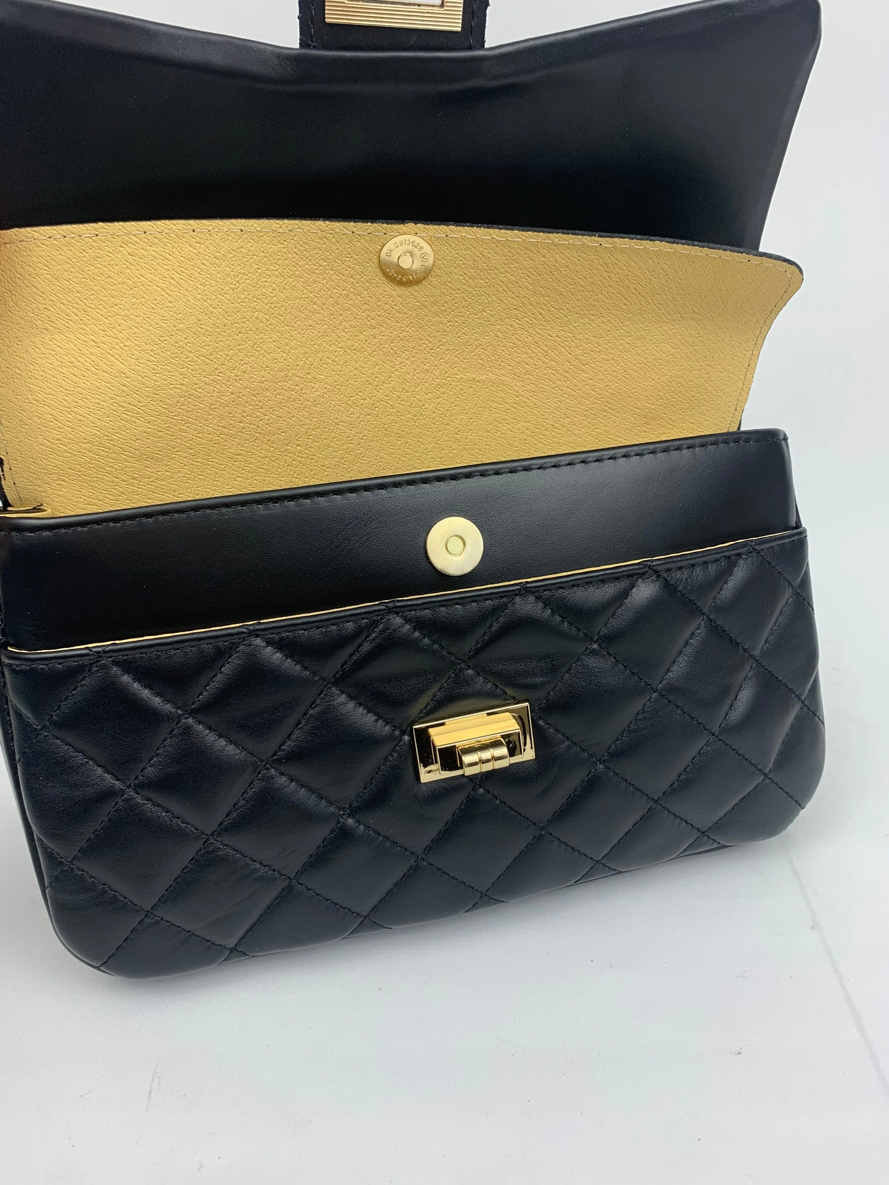 LONDON - Genuine leather shoulder chain strap bag