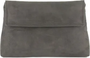 LONI Womens Charming Clutch Purse Shoulder Cross-body Bag Faux Suede