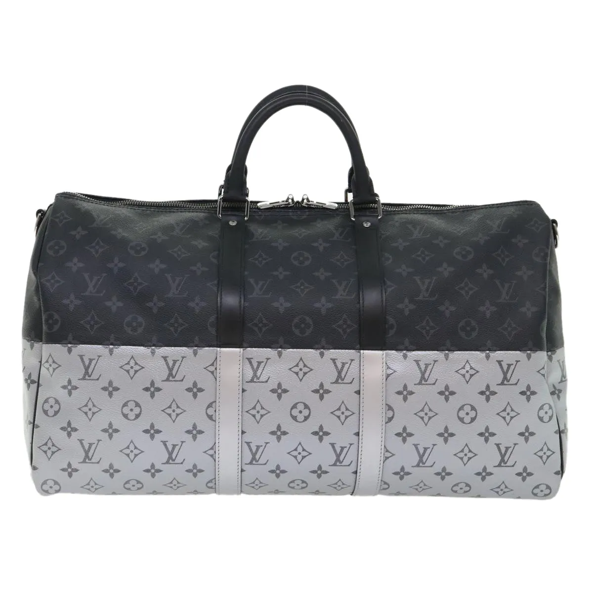 LOUIS VUITTON Eclipse Split Keepall Bandouliere 50 Boston Bag M43817 46325S