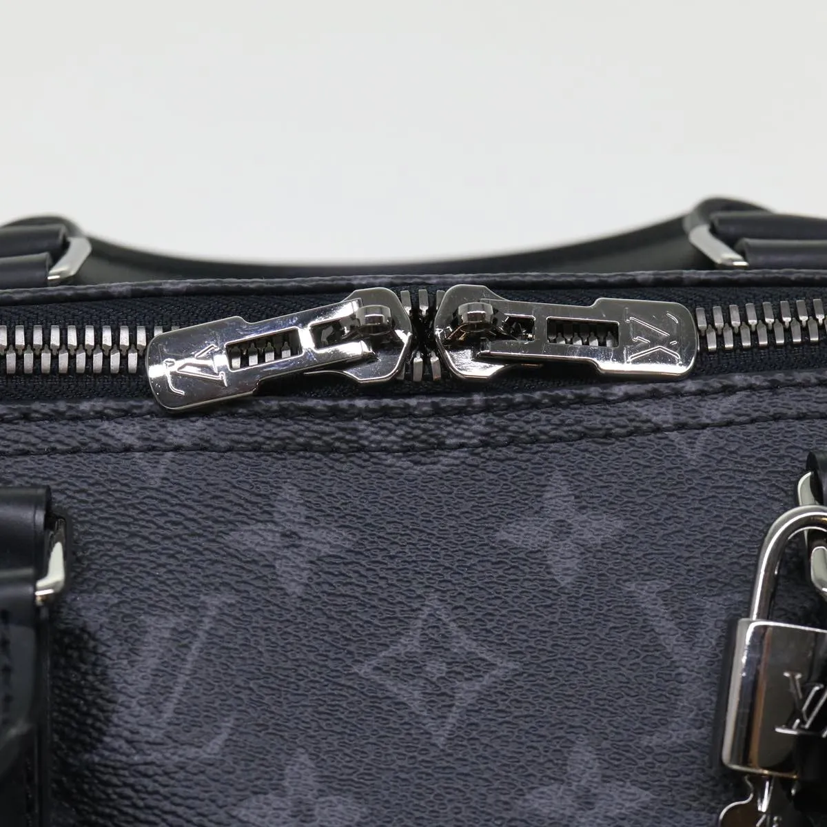 LOUIS VUITTON Eclipse Split Keepall Bandouliere 50 Boston Bag M43817 46325S