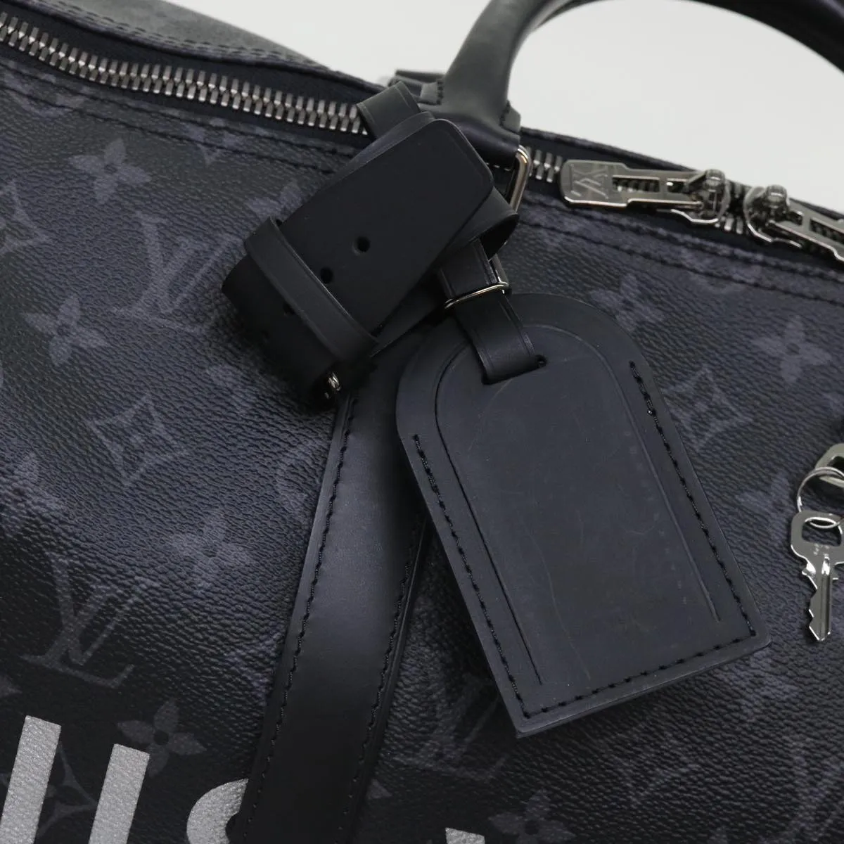 LOUIS VUITTON Eclipse Split Keepall Bandouliere 50 Boston Bag M43817 46325S