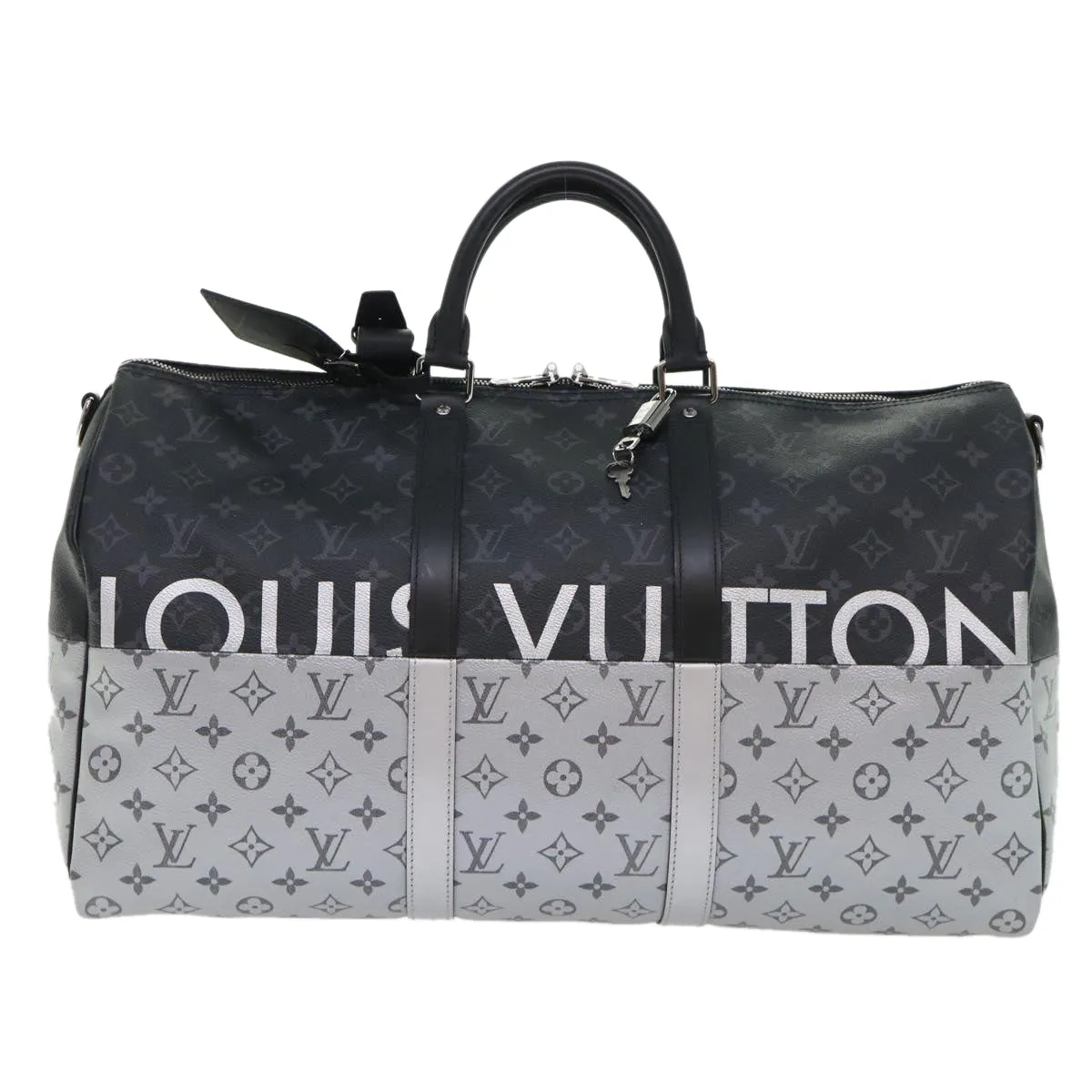 LOUIS VUITTON Eclipse Split Keepall Bandouliere 50 Boston Bag M43817 46325S