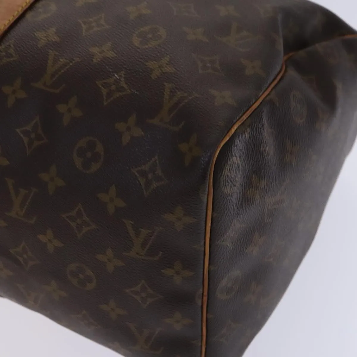 LOUIS VUITTON Monogram Keepall 45 Boston Bag M41428 LV Auth BD992