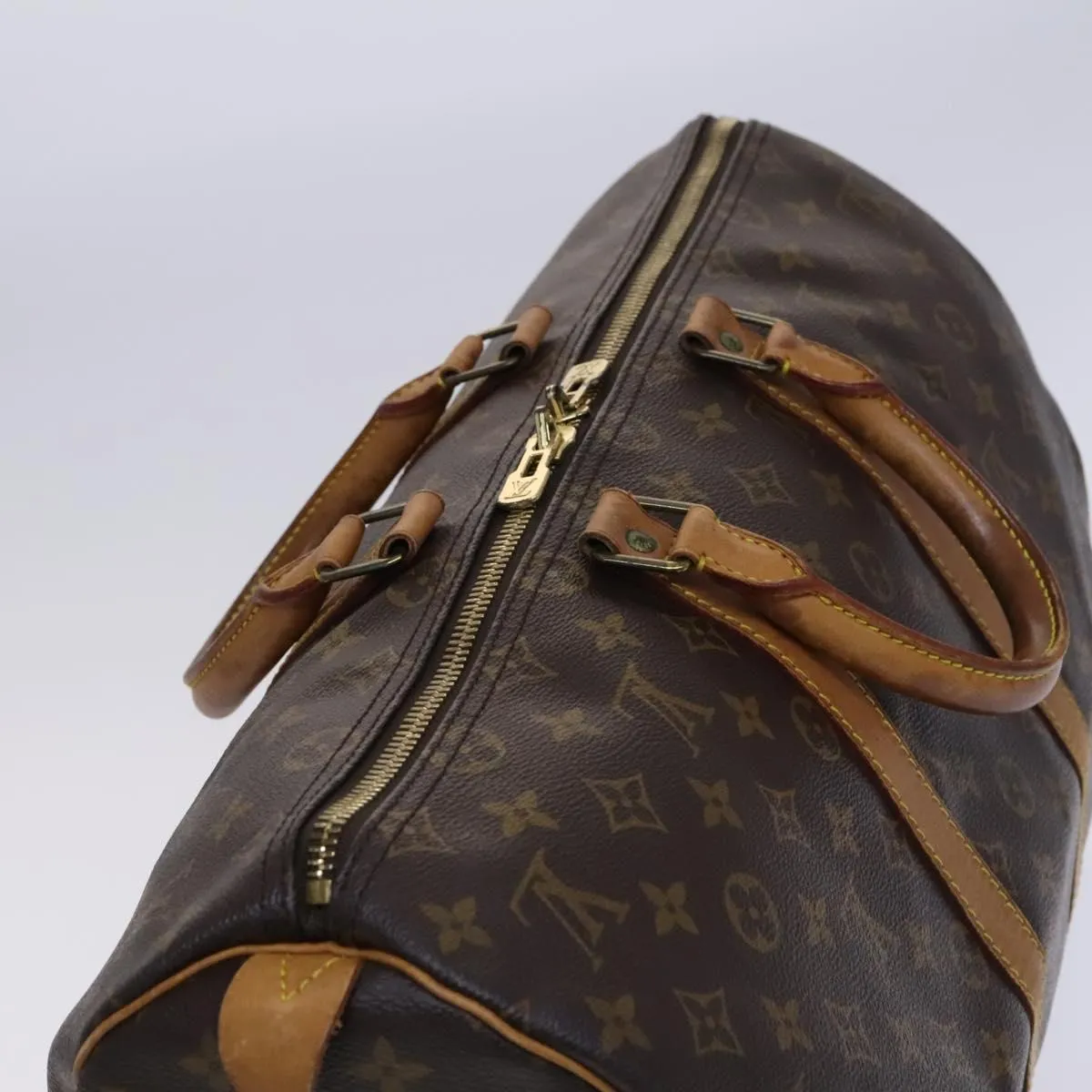 LOUIS VUITTON Monogram Keepall 45 Boston Bag M41428 LV Auth BD992