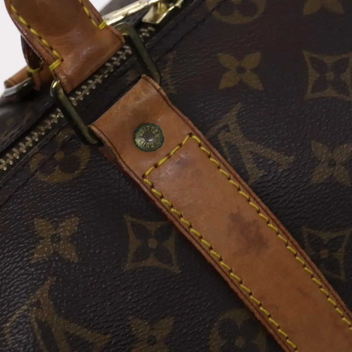 LOUIS VUITTON Monogram Keepall 45 Boston Bag M41428 LV Auth BD992