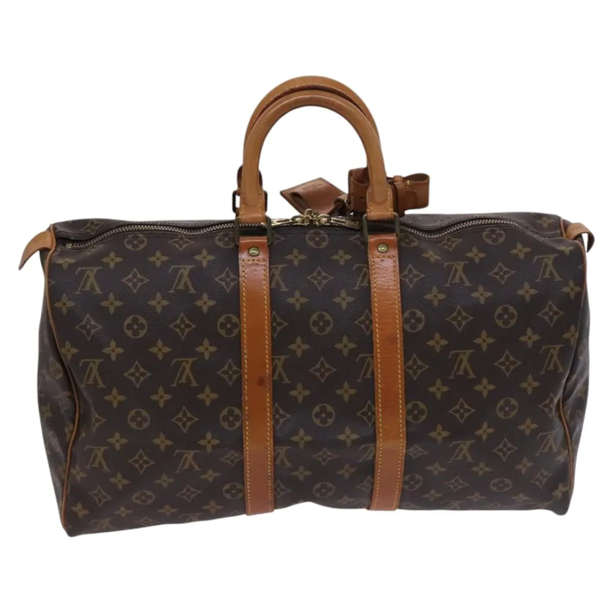 LOUIS VUITTON Monogram Keepall 45 Boston Bag M41428 LV Auth EC144