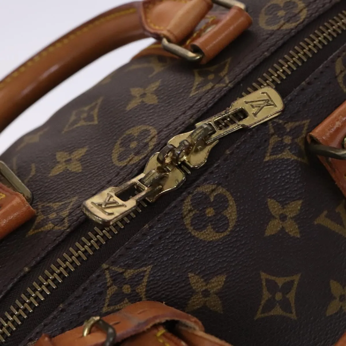 LOUIS VUITTON Monogram Keepall 45 Boston Bag M41428 LV Auth EC144