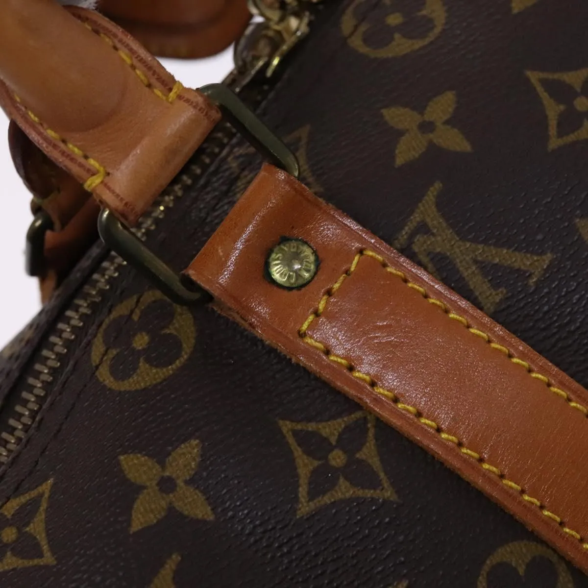 LOUIS VUITTON Monogram Keepall 45 Boston Bag M41428 LV Auth EC144