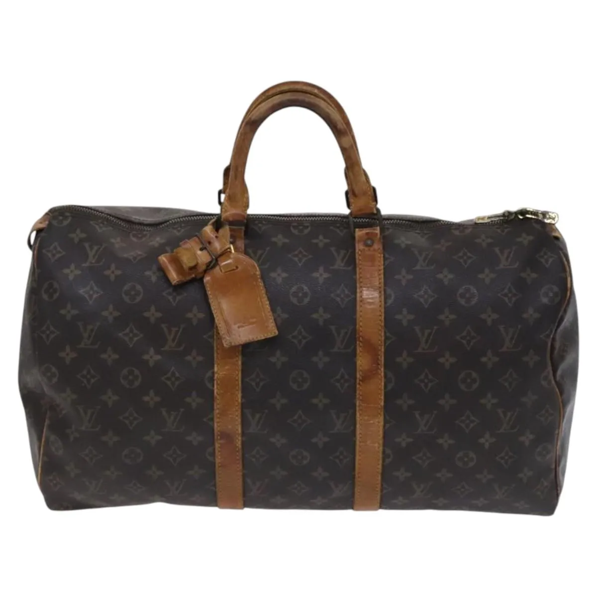 LOUIS VUITTON Monogram Keepall 50 Boston Bag M41426 LV Auth EC556