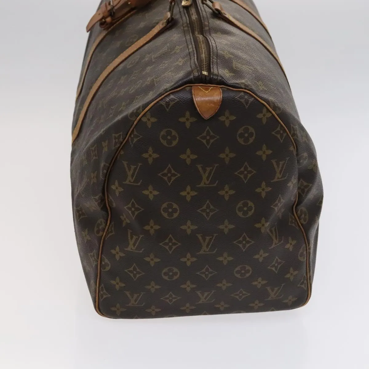 LOUIS VUITTON Monogram Keepall 55 Boston Bag M41424 LV Auth 113019