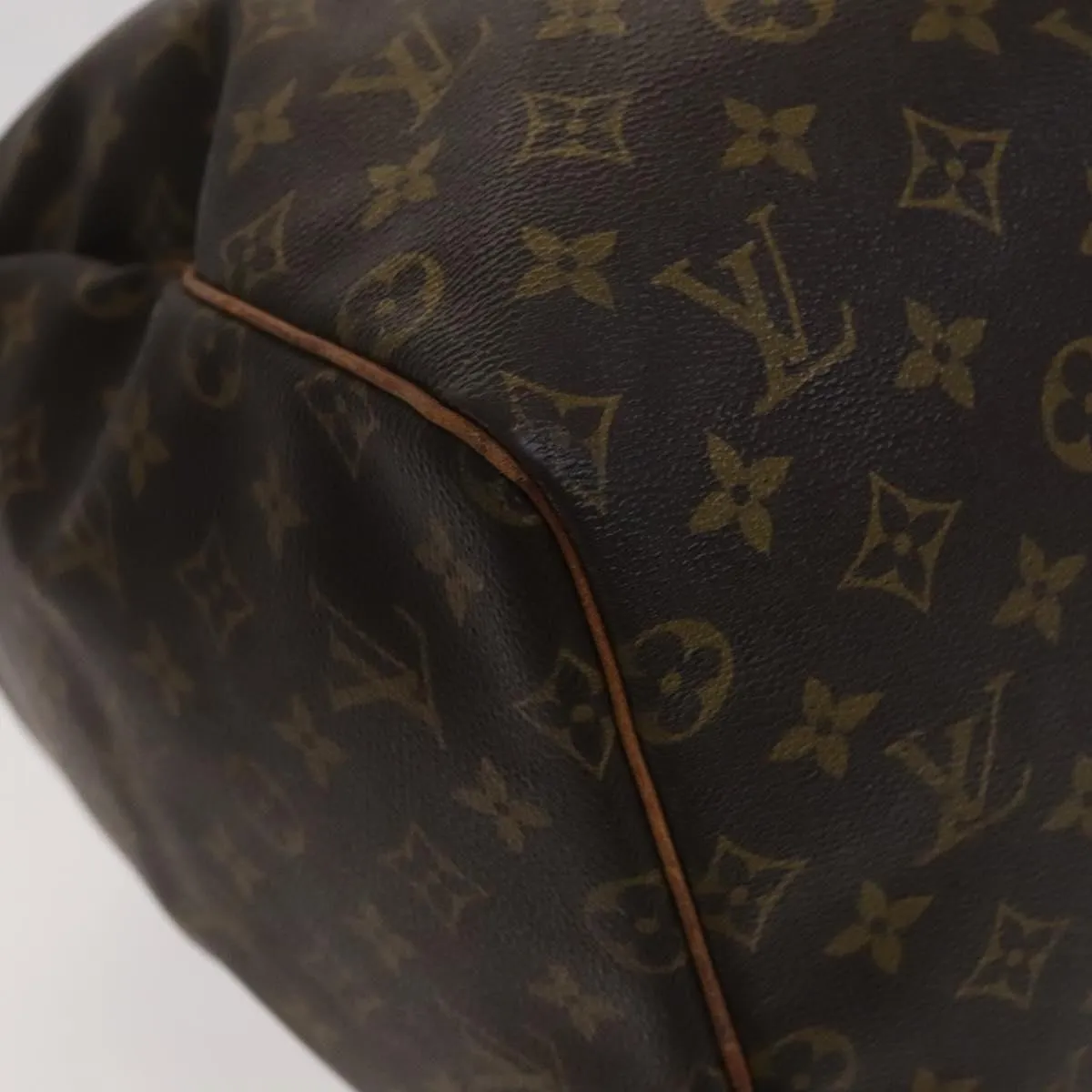 LOUIS VUITTON Monogram Keepall 55 Boston Bag M41424 LV Auth 113019
