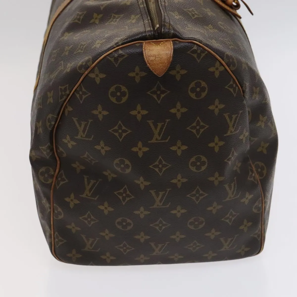 LOUIS VUITTON Monogram Keepall 55 Boston Bag M41424 LV Auth 113019