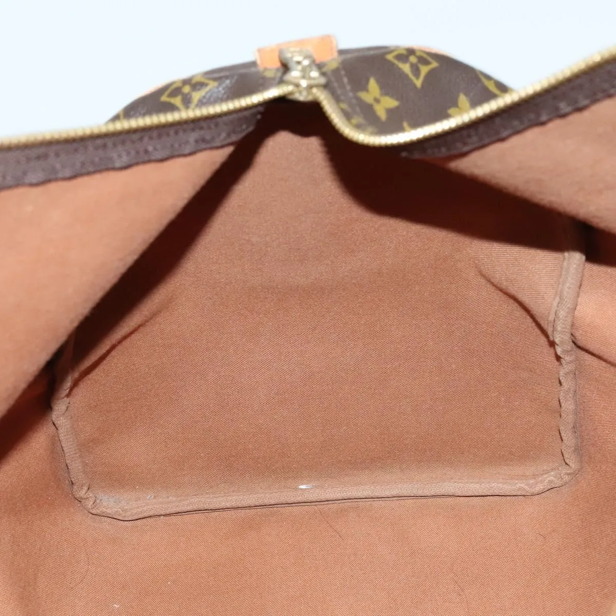 LOUIS VUITTON Monogram Keepall 55 Boston Bag M41424 LV Auth 113019