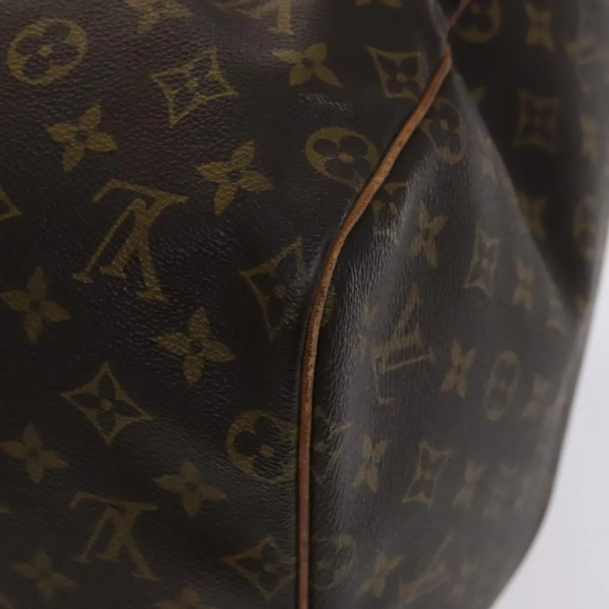 LOUIS VUITTON Monogram Keepall 55 Boston Bag M41424 LV Auth 113019