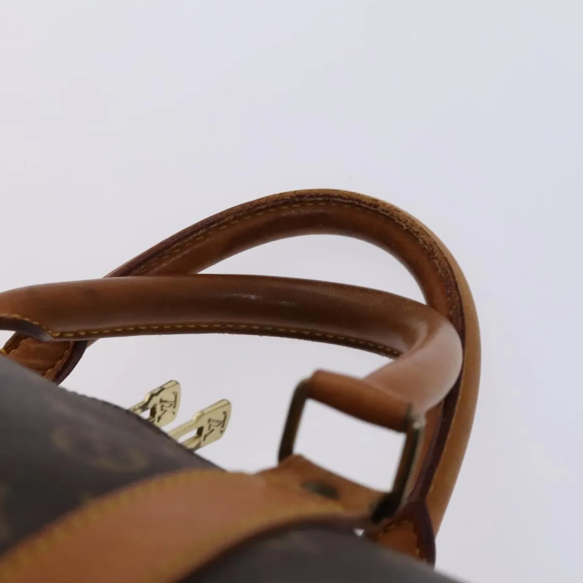LOUIS VUITTON Monogram Keepall 55 Boston Bag M41424 LV Auth MY084