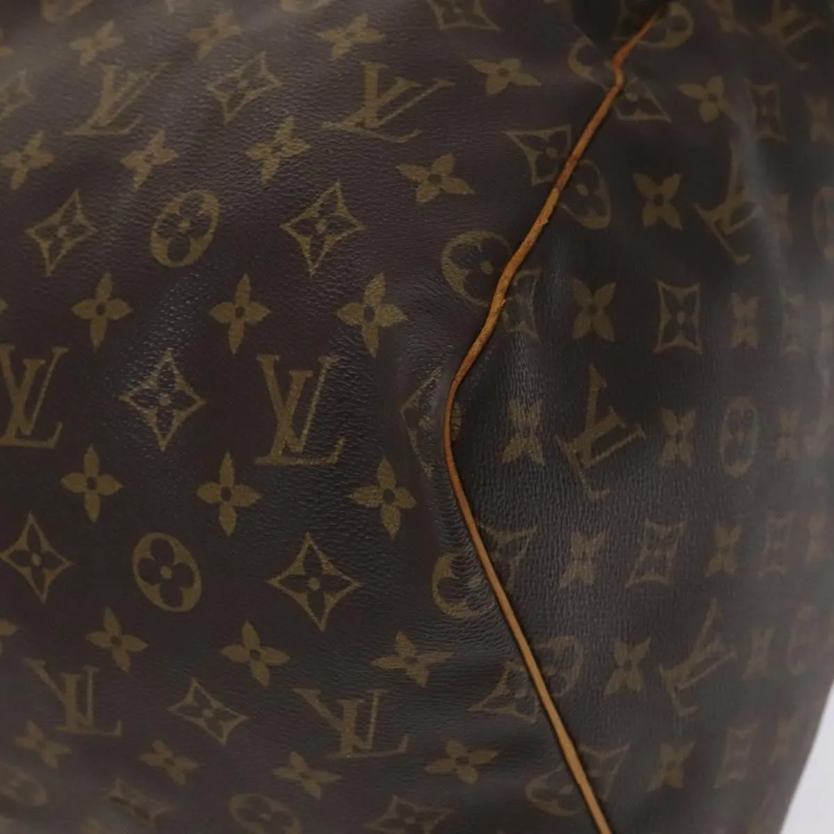 LOUIS VUITTON Monogram Keepall 55 Boston Bag M41424 LV Auth yk17447
