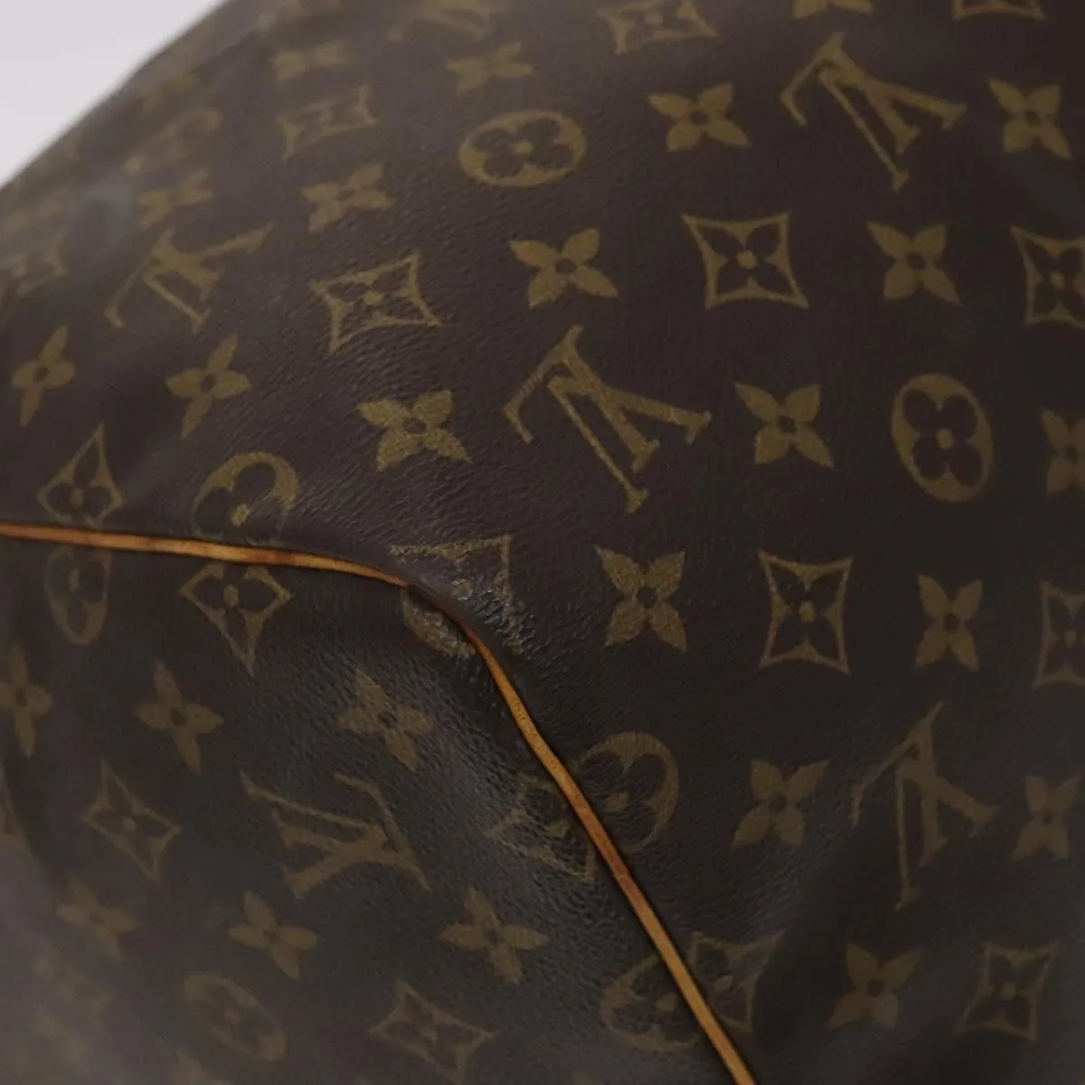 LOUIS VUITTON Monogram Keepall 55 Boston Bag M41424 LV Auth yk17447