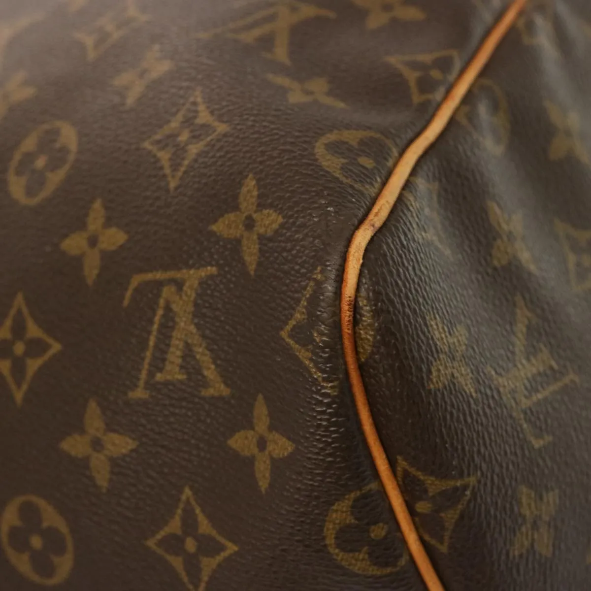 LOUIS VUITTON Monogram Keepall 55 Boston Bag M41424 LV yk12021