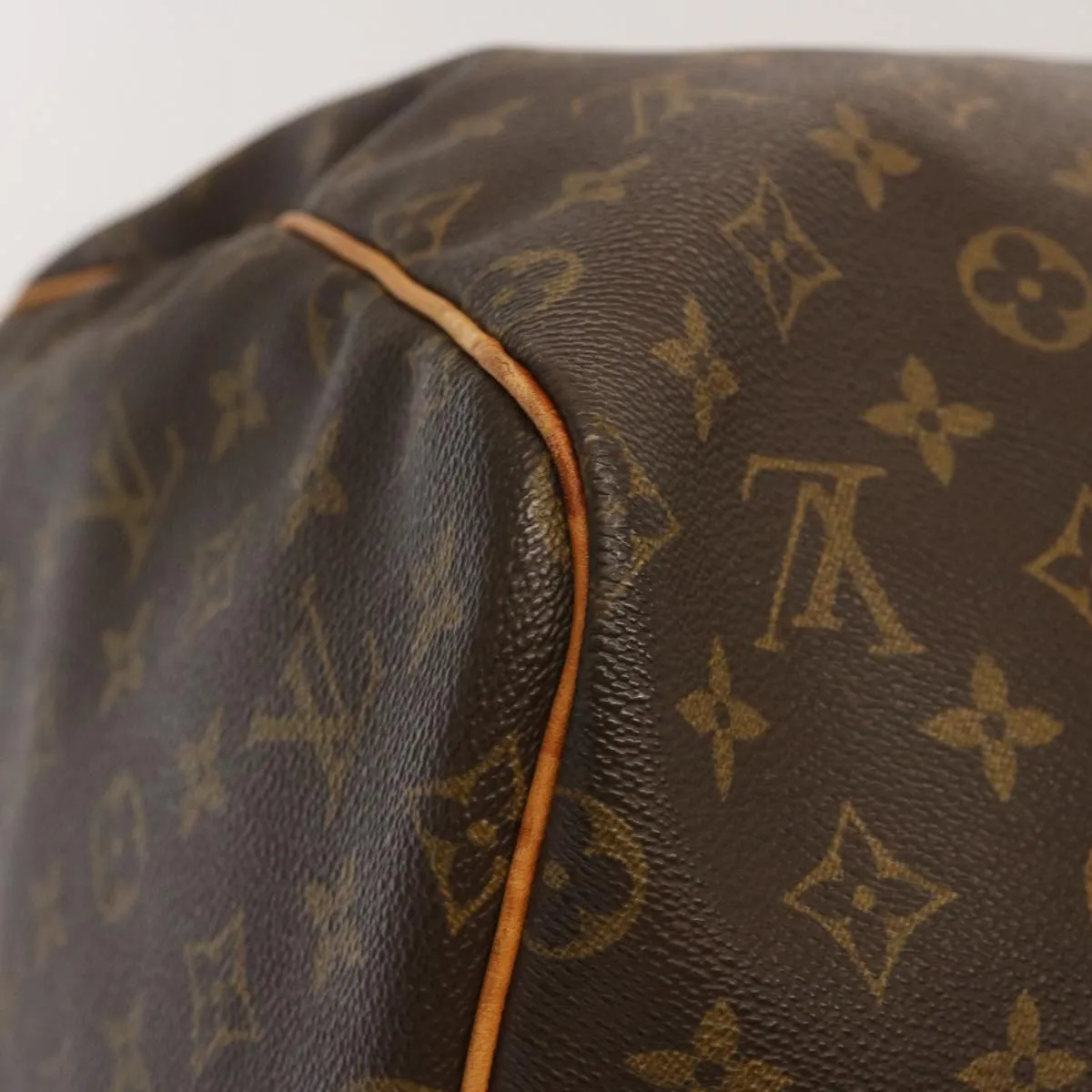 LOUIS VUITTON Monogram Keepall 55 Boston Bag M41424 LV yk12021