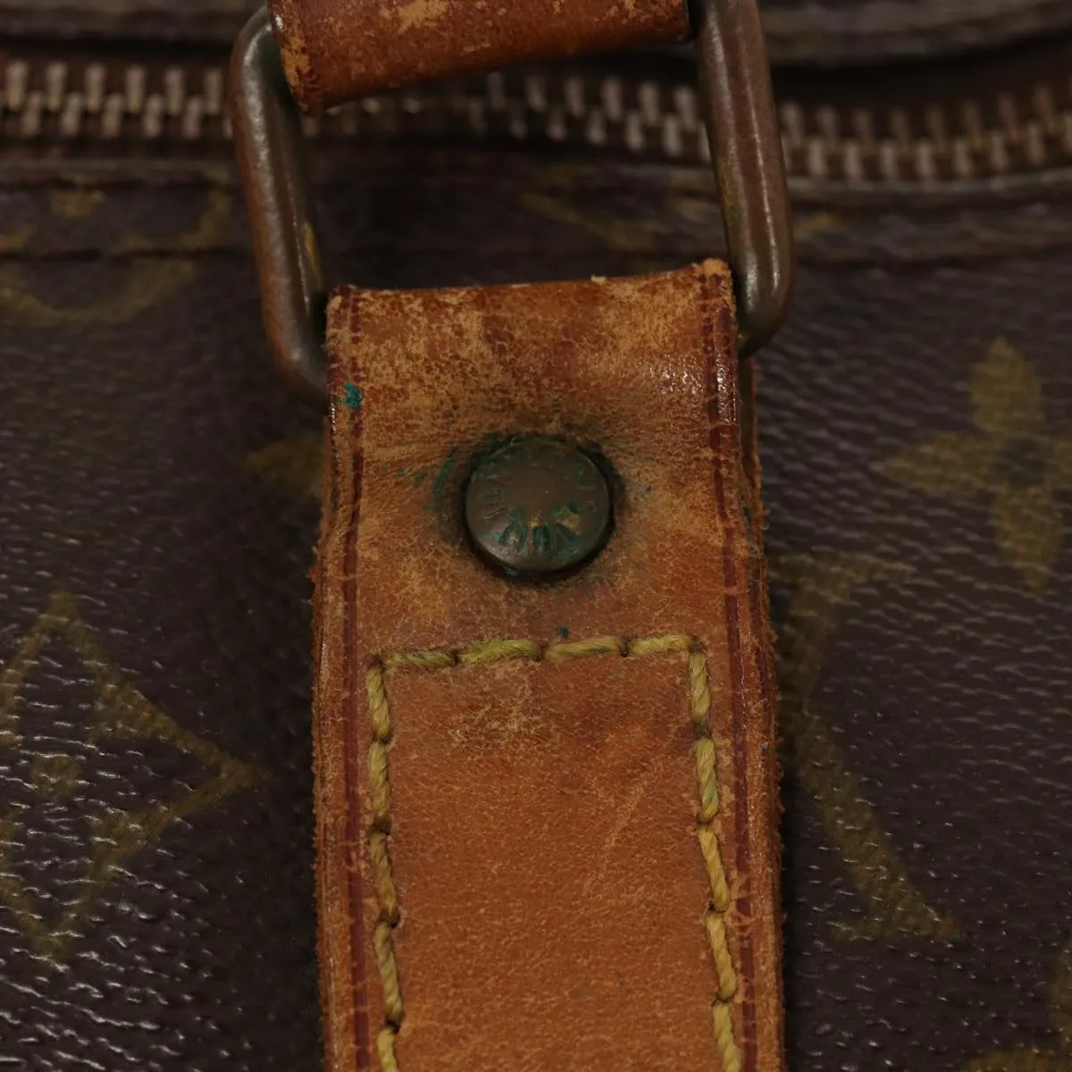 LOUIS VUITTON Monogram Keepall 55 Boston Bag Vintage M41424 LV hk1527