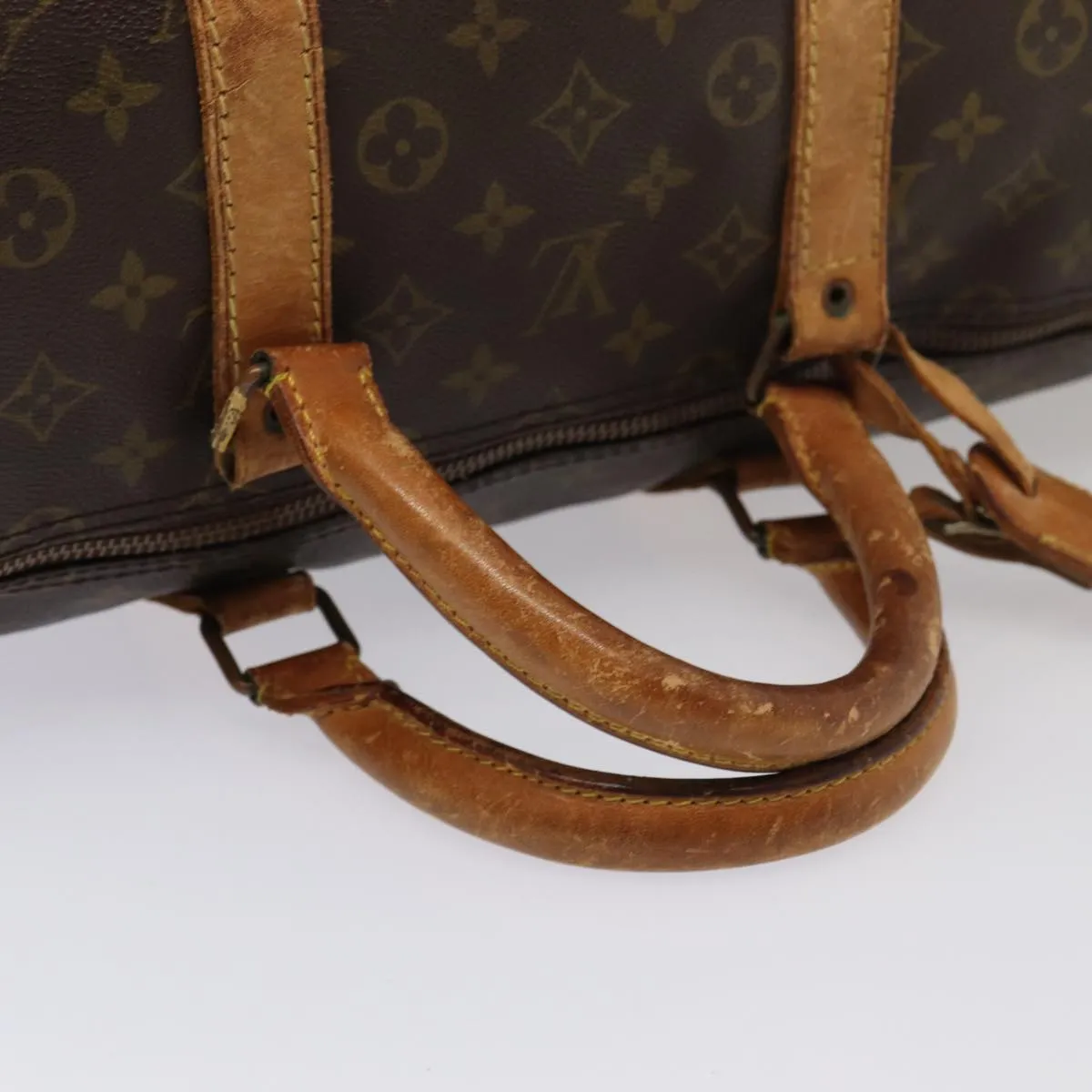 LOUIS VUITTON Monogram Keepall 55 Boston Bag Vintage M41424 LV hk1527