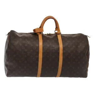 LOUIS VUITTON Monogram Keepall 60 Boston Bag M41422 LV 83920