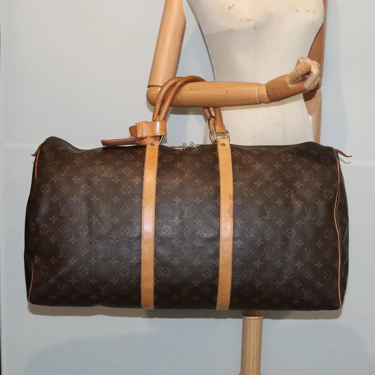 LOUIS VUITTON Monogram Keepall 60 Boston Bag M41422 LV 83920