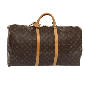 LOUIS VUITTON Monogram Keepall 60 Boston Bag M41422 LV 84337
