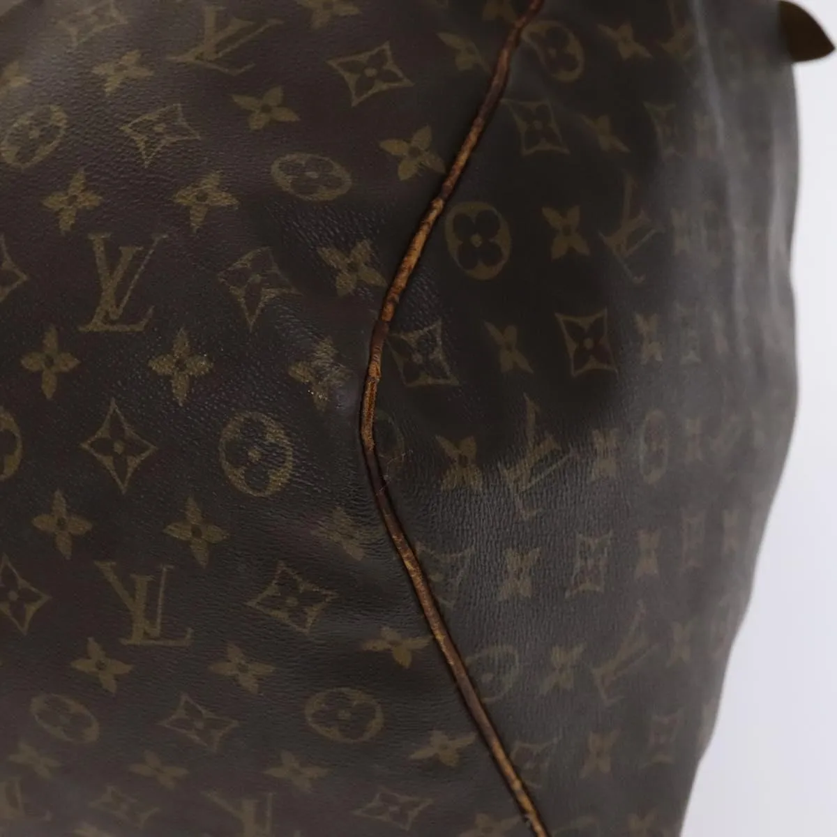 LOUIS VUITTON Monogram Keepall 60 Boston Bag M41422 LV Auth 113683