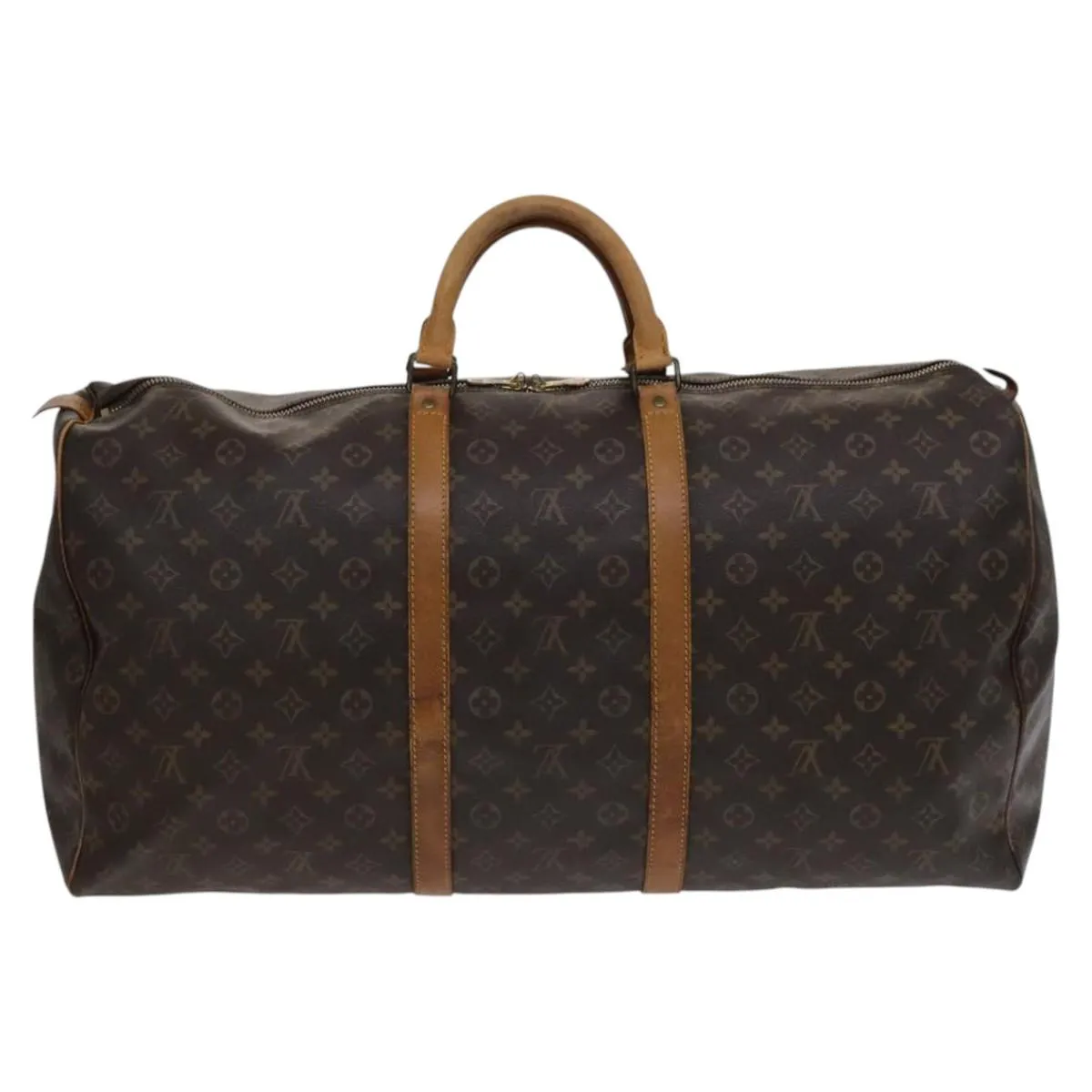 LOUIS VUITTON Monogram Keepall 60 Boston Bag M41422 LV Auth 113683