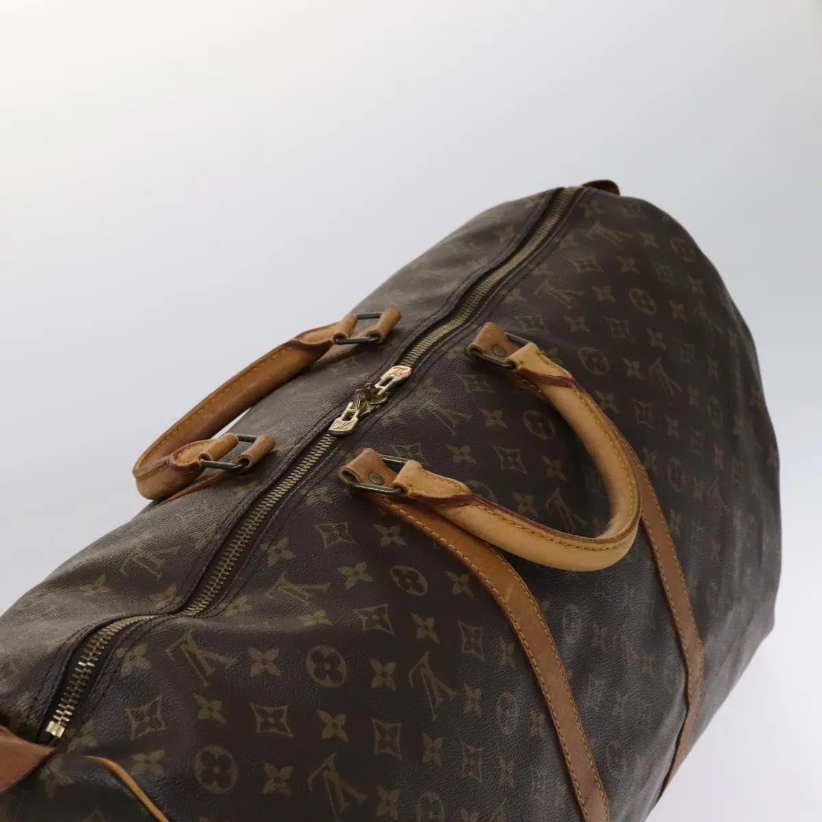 LOUIS VUITTON Monogram Keepall 60 Boston Bag M41422 LV Auth 113683