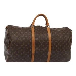LOUIS VUITTON Monogram Keepall 60 Boston Bag M41422 LV ki4677