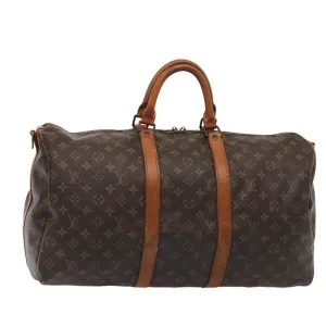 LOUIS VUITTON Monogram Keepall Bandouliere 50 Boston Bag M41416 LV 83479