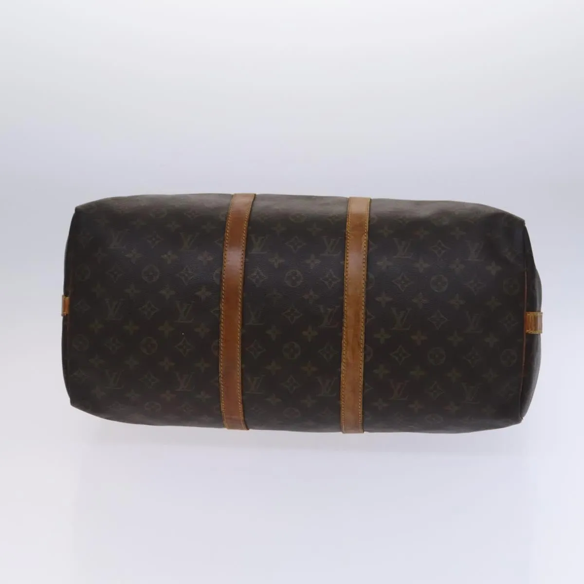 LOUIS VUITTON Monogram Keepall Bandouliere 50 Boston Bag M41416 LV Auth am7981
